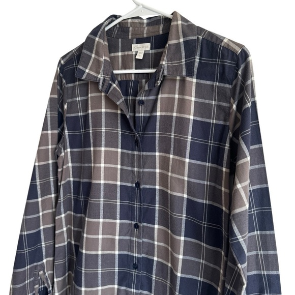 Garnet Hill Essential Long Cotton Tunic, Size 6 - Picture 3 of 8